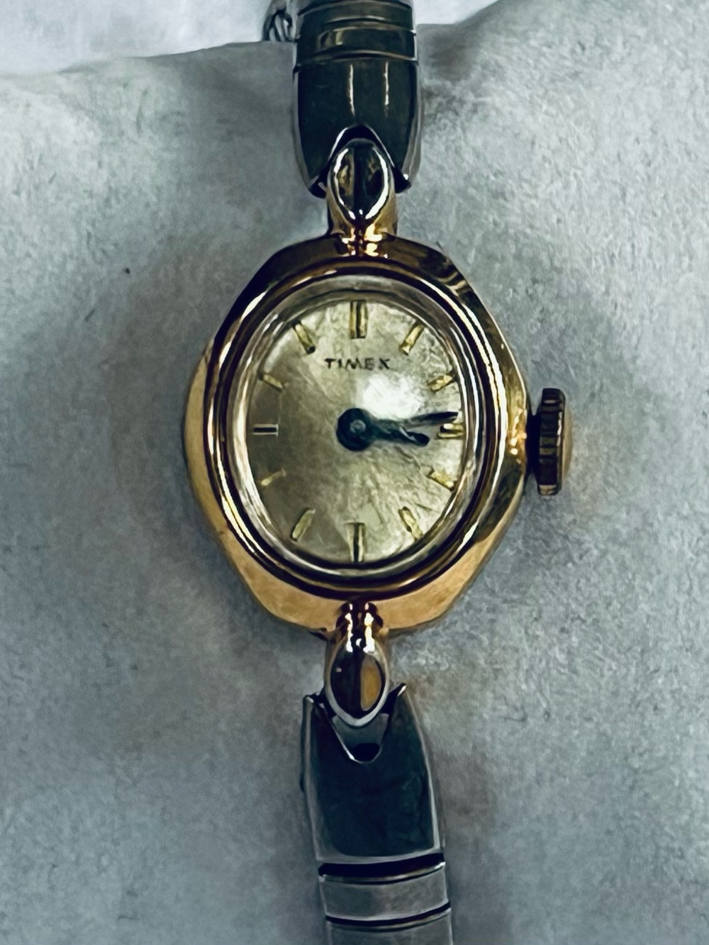 Timex Women's Gold and Silver Two-Tone Bracelet Watch
